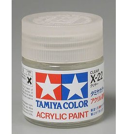 TAMIYA TAM81022 ACRYLIC X22, GLOSS CLEAR: 23ML