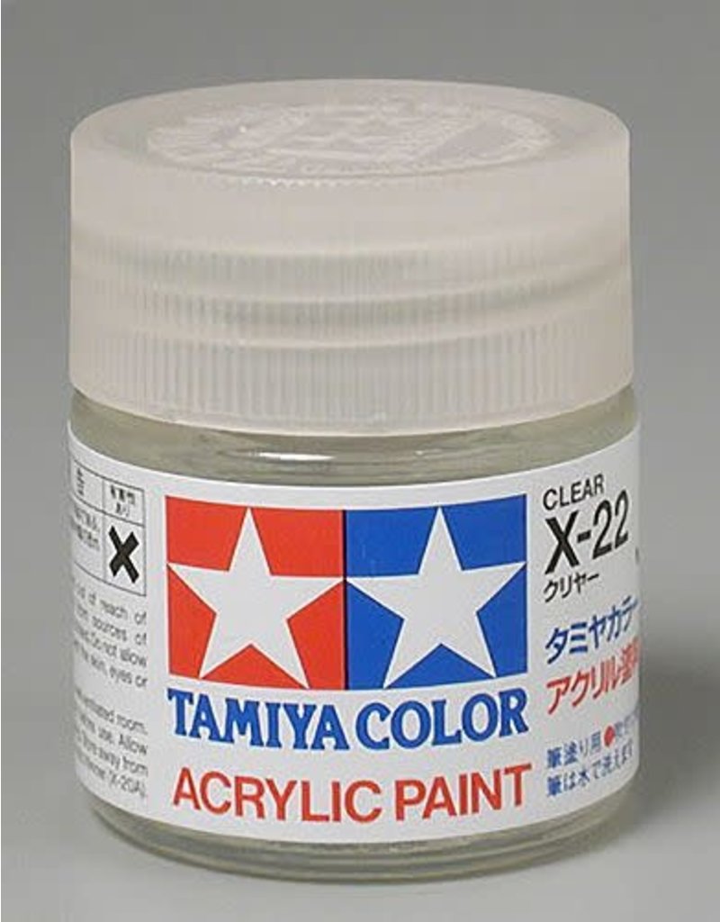 TAMIYA TAM81022 ACRYLIC X22, GLOSS CLEAR: 23ML
