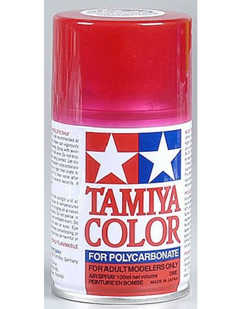 TAMIYA TAM86037 PS-37 TRANSLUCENT RED SPRAY PAINT 100ML