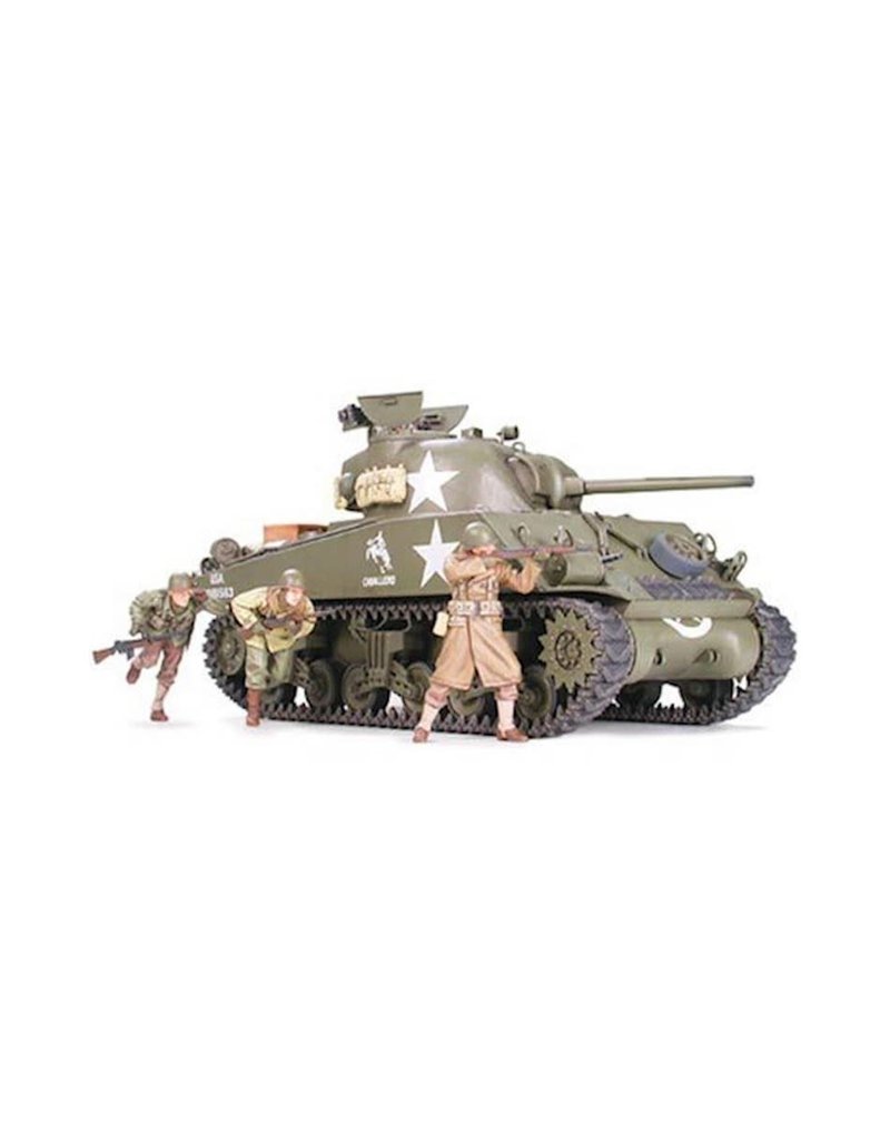 TAMIYA TAM35250 1/35 M4A3 SHERMAN 75MM PLASTIC MODEL KIT