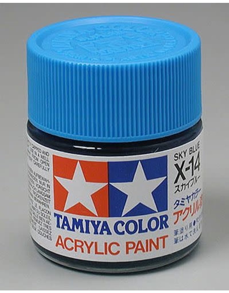 TAMIYA TAM81014 ACRYLIC X14 GLOSS, SKY BLUE