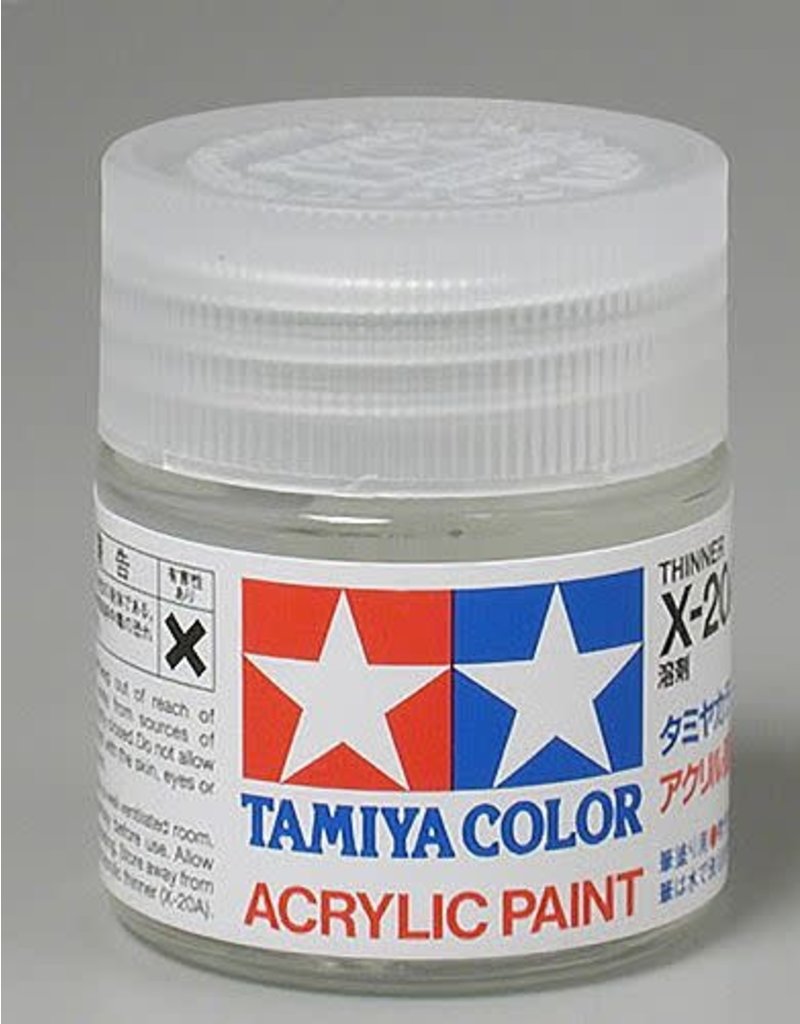 TAMIYA TAM81020 ACRYLIC/POLY THINNER X20A, 23MI