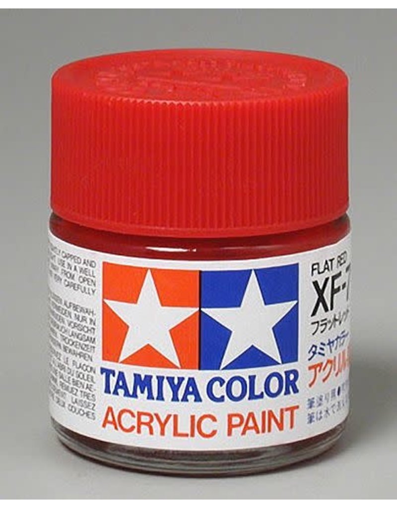 TAMIYA TAM81307 ACRYLIC XF7 FLAT, RED