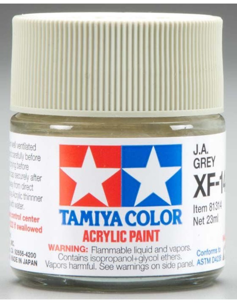 TAMIYA TAM81314 ACRYLIC XF14 FLAT, J.A. GREY