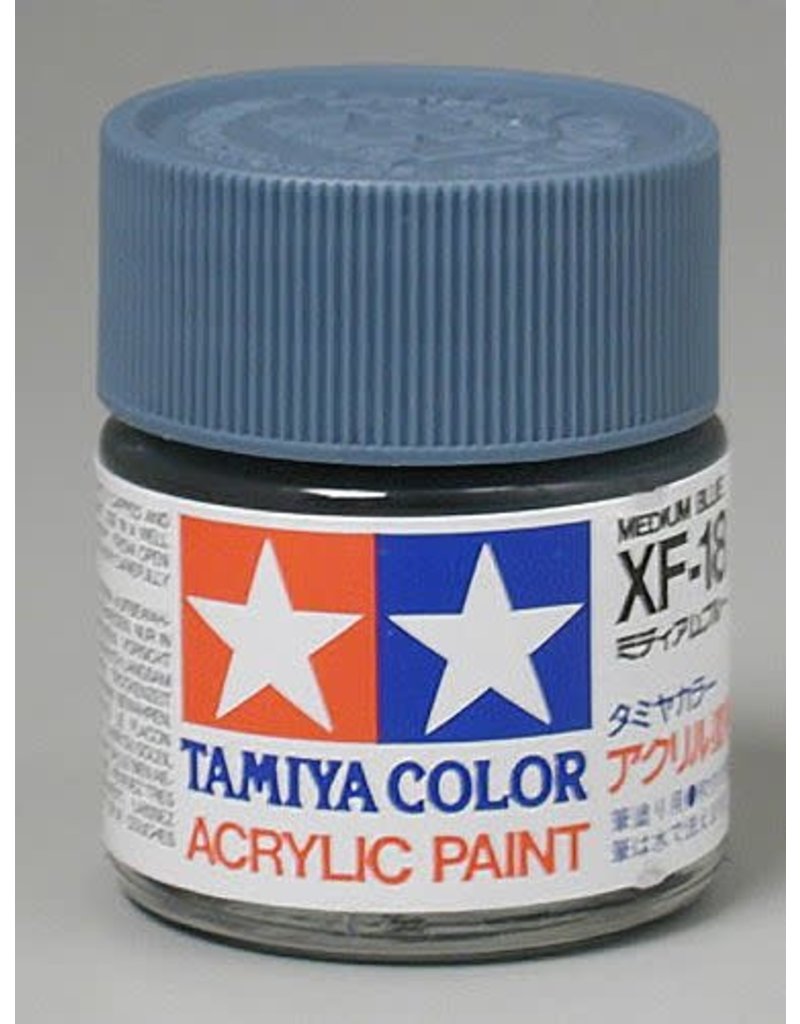TAMIYA TAM81318 ACRYLIC XF18 FLAT, MED BLUE