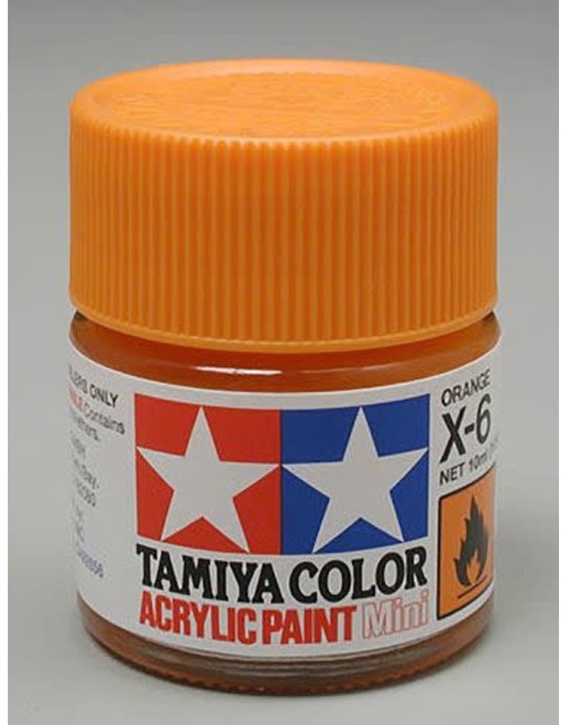 TAMIYA TAM81506 ACRYLIC MINI X6, ORANGE