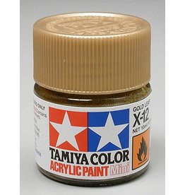 TAMIYA TAM81512 ACRYLIC MINI X12, GOLD LEAF