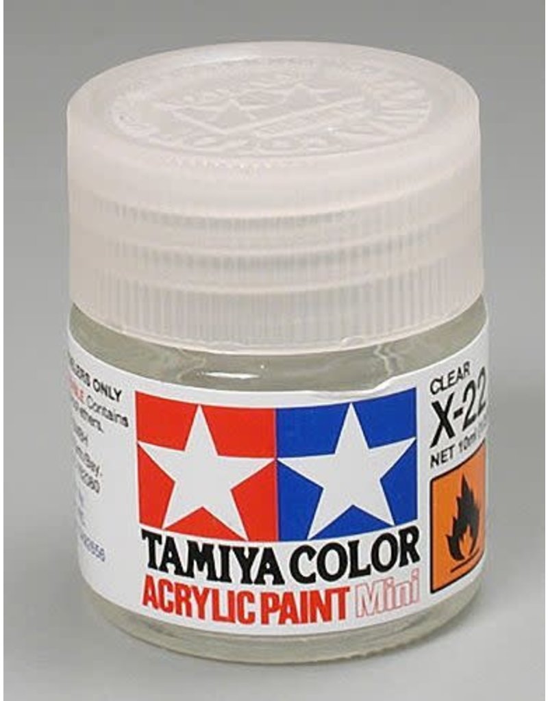 TAMIYA TAM81522 ACRYLIC MINI X22, CLEAR