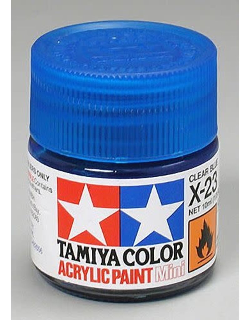TAMIYA TAM81523 ACRYLIC MINI X23, CLEAR BLUE