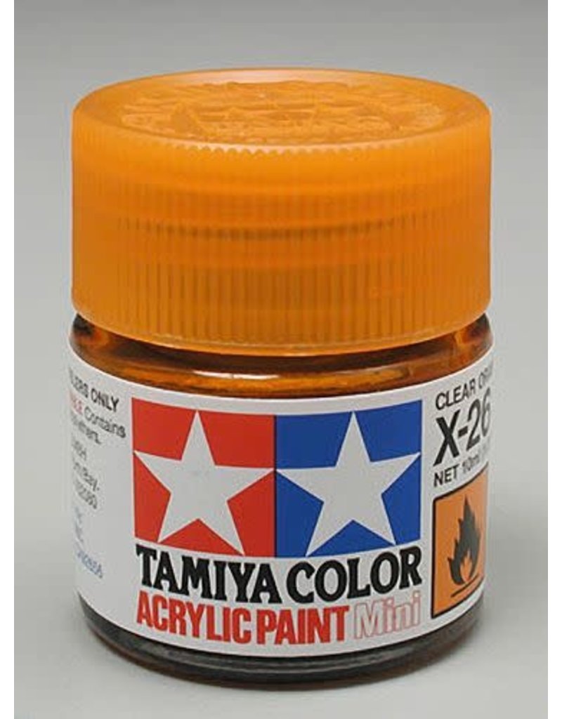 TAMIYA TAM81526 ACRYLIC MINI X26, CLEAR ORANGE