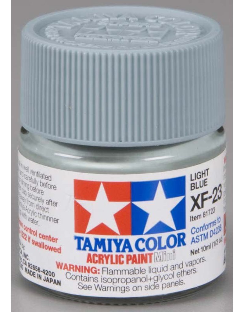 TAMIYA TAM81723 ACRYLIC MINI XF23, LIGHT BLUE