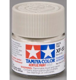 TAMIYA TAM81755 ACRYLIC MINI XF55, DECK TAN