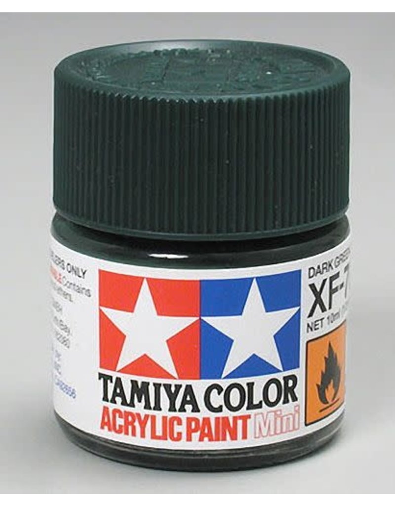 TAMIYA TAM81770 ACRYLIC XF70, FLAT DARK GREEN