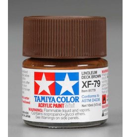 TAMIYA TAM81779 ACRYLIC MINI XF79, LINOLEUM DECK BROWN