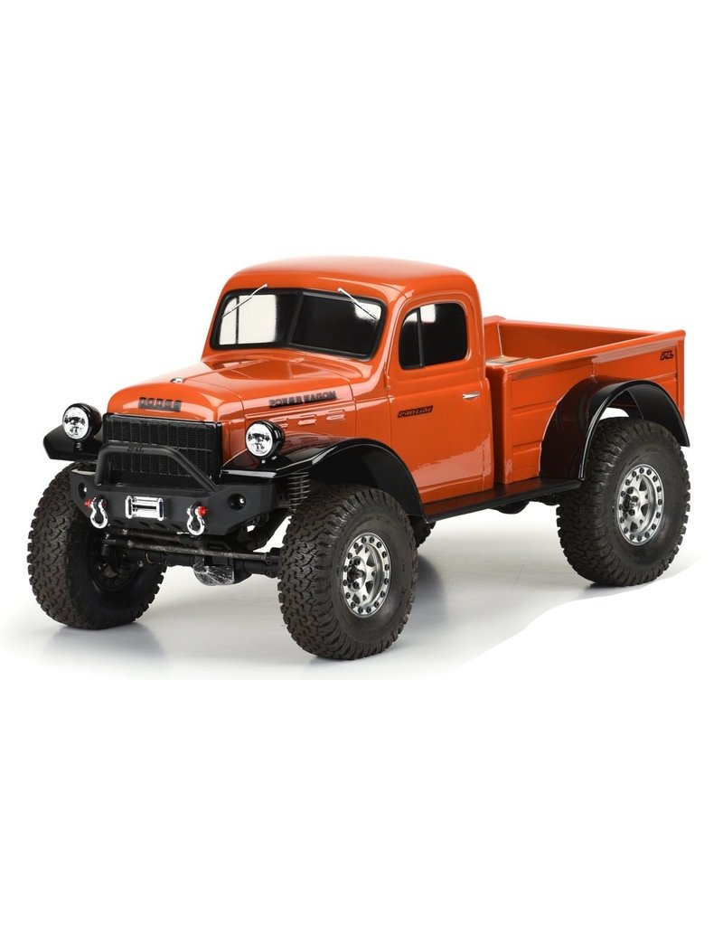 PROLINE RACING PRO349900 1946 DODGE POWER WAGON BODY 12.3 WB CRAWLER:  CLEAR