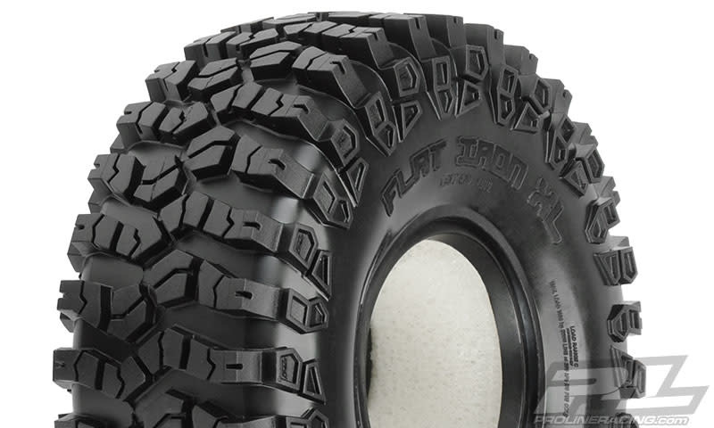 PRO1011200 FLAT IRON 1.9XL G8 ROCK TERRAIN TRUCK TIRE W/ FOAM