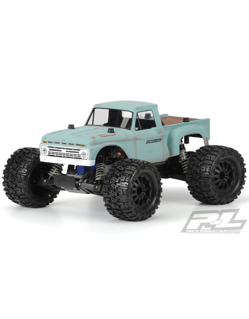 PROLINE RACING PRO341200 1966 FORD F-100 BODY FOR STAMPEDE: CLEAR