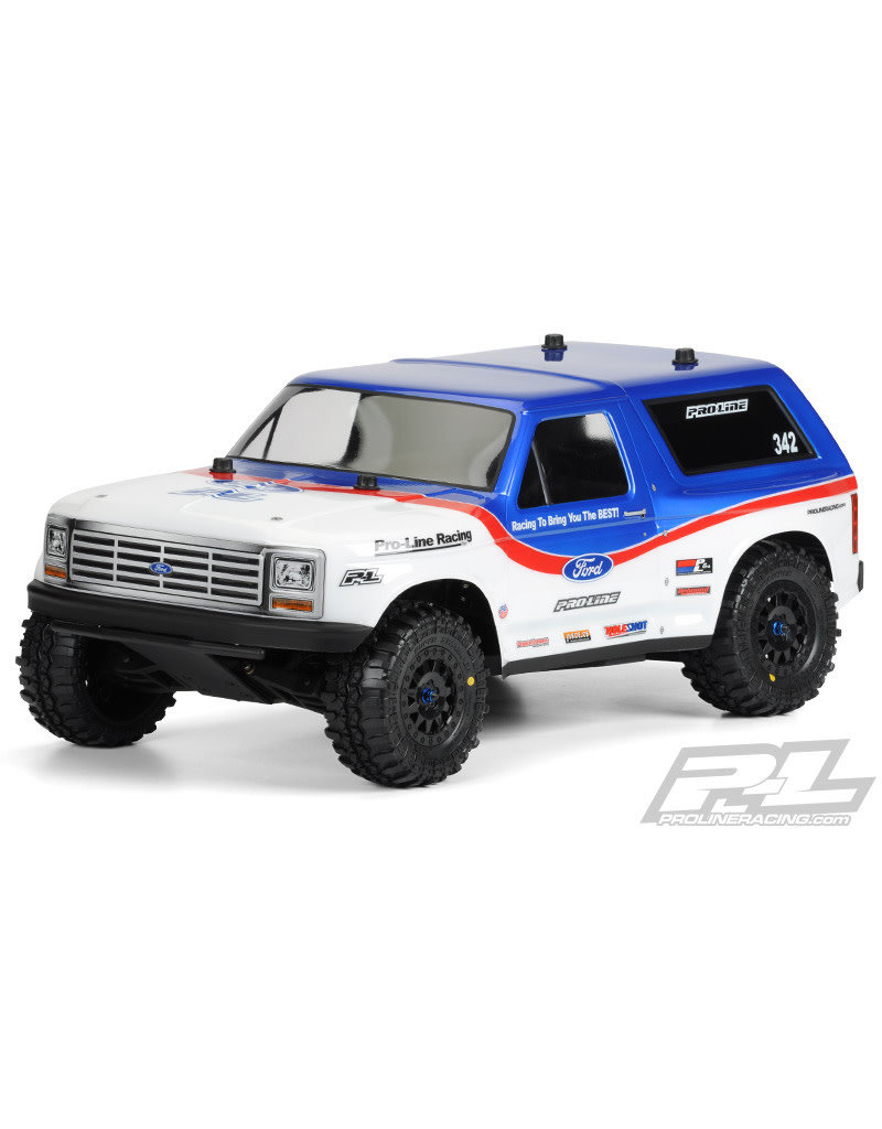 PROLINE RACING PRO342300 1981 FORD BRONCO CLEAR BODY : PRO-2 SC, SLH
