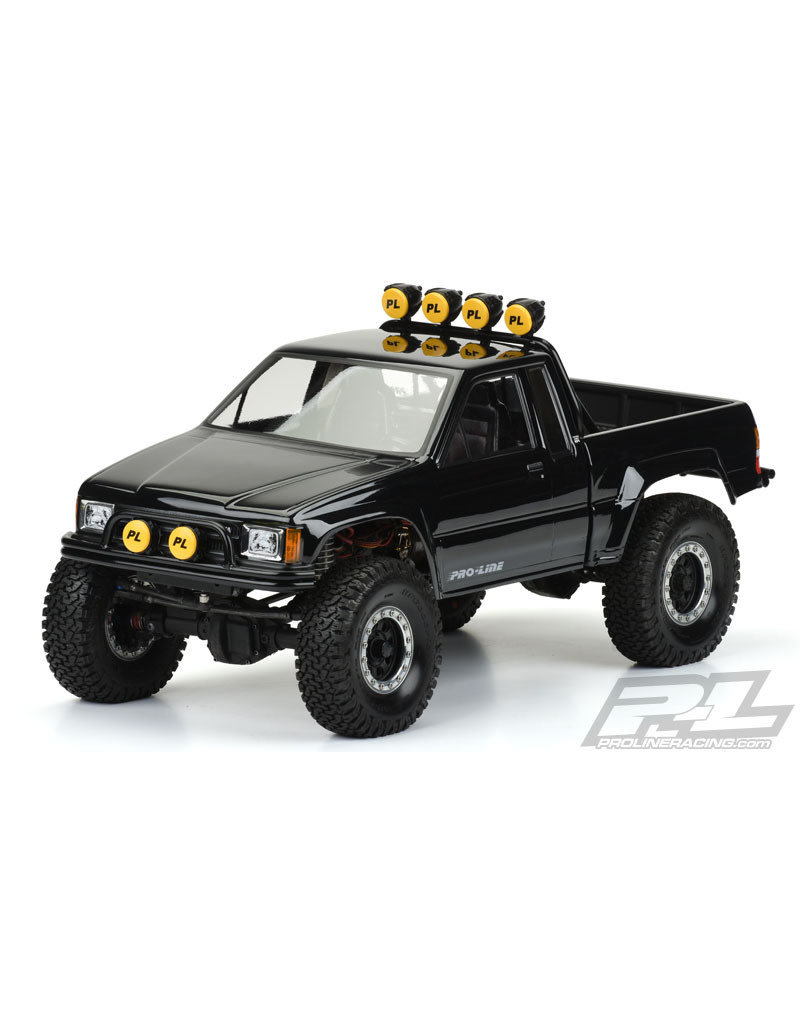 PROLINE RACING PRO346600 85 TOYOTA HILUX SR5 BODY FOR SCX10 HONCHO 12.3 WB: CLEAR