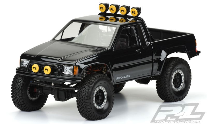 PRO346600 85 TOYOTA HILUX SR5 BODY FOR SCX10 HONCHO 12.3 WB: CLEAR
