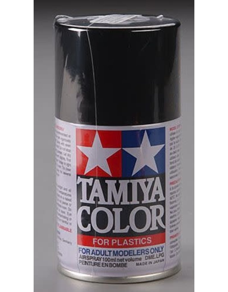 TAMIYA TAM85040 TS-40 METAL BLACK SPRAY PAINT 100ML