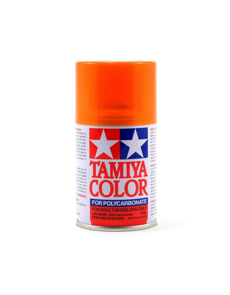 TAMIYA TAM86043 PS-43 TRANSLUCENT ORANGE SPRAY PAINT 100ML