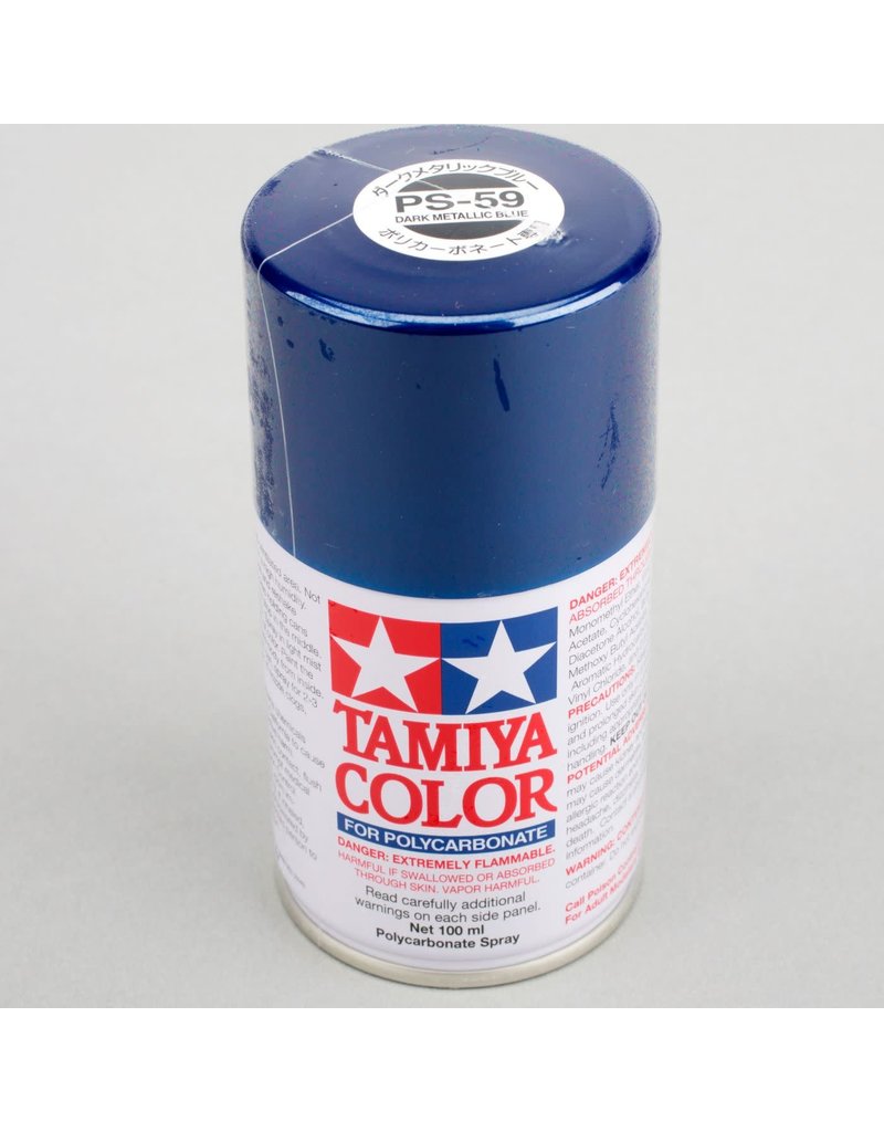 TAMIYA TAM86059 PS-59 DARK METALLIC BLUE SPRAY PAINT 100ML