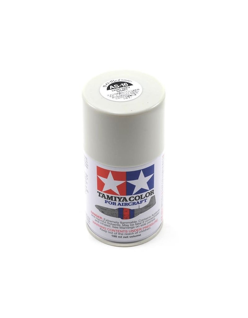 TAMIYA TAM86516 AS-16 LIGHT GRAY SPRAY PAINT 100ML