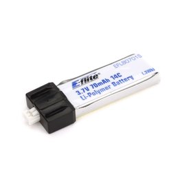 E-FLITE EFLB0701S 1S LIPO 3.7V 70MAH 14C BATTERY: PH1.25