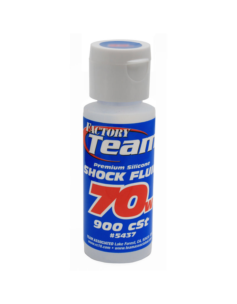 TEAM ASSOCIATED ASC5437 70W  SILICONE SHOCK OIL, 2OZ.