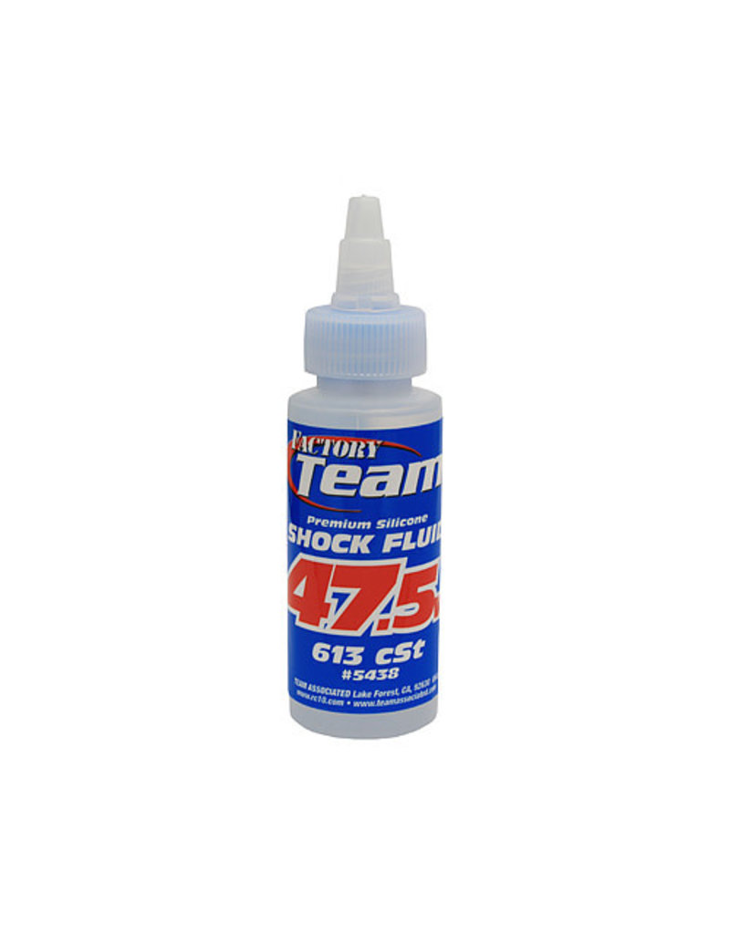 TEAM ASSOCIATED ASC5438 47.5W  SILICONE SHOCK OIL, 2OZ.