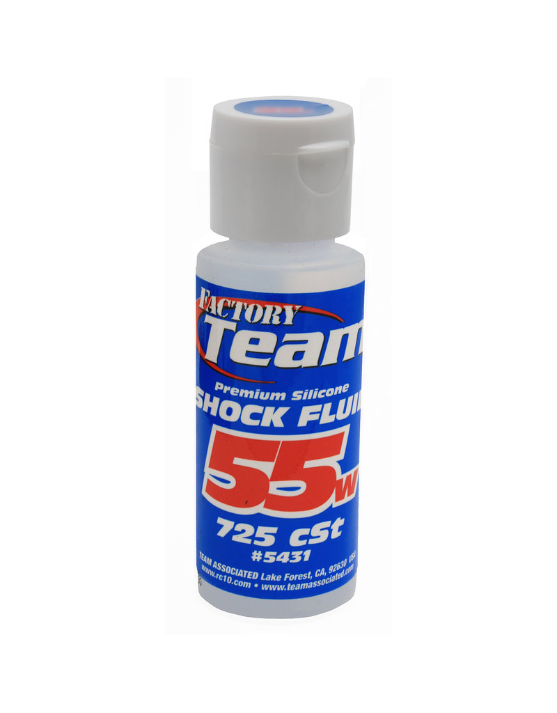TEAM ASSOCIATED ASC5431 55W  SILICONE SHOCK OIL, 2OZ.