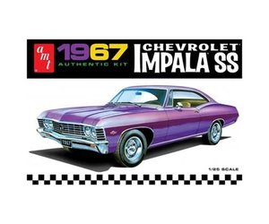 自動車 AMT Chevrolet Impala Fastback SS 1/25 Building the 1967 Chevrolet Impala SS: 1/25 Scale Model Kit from