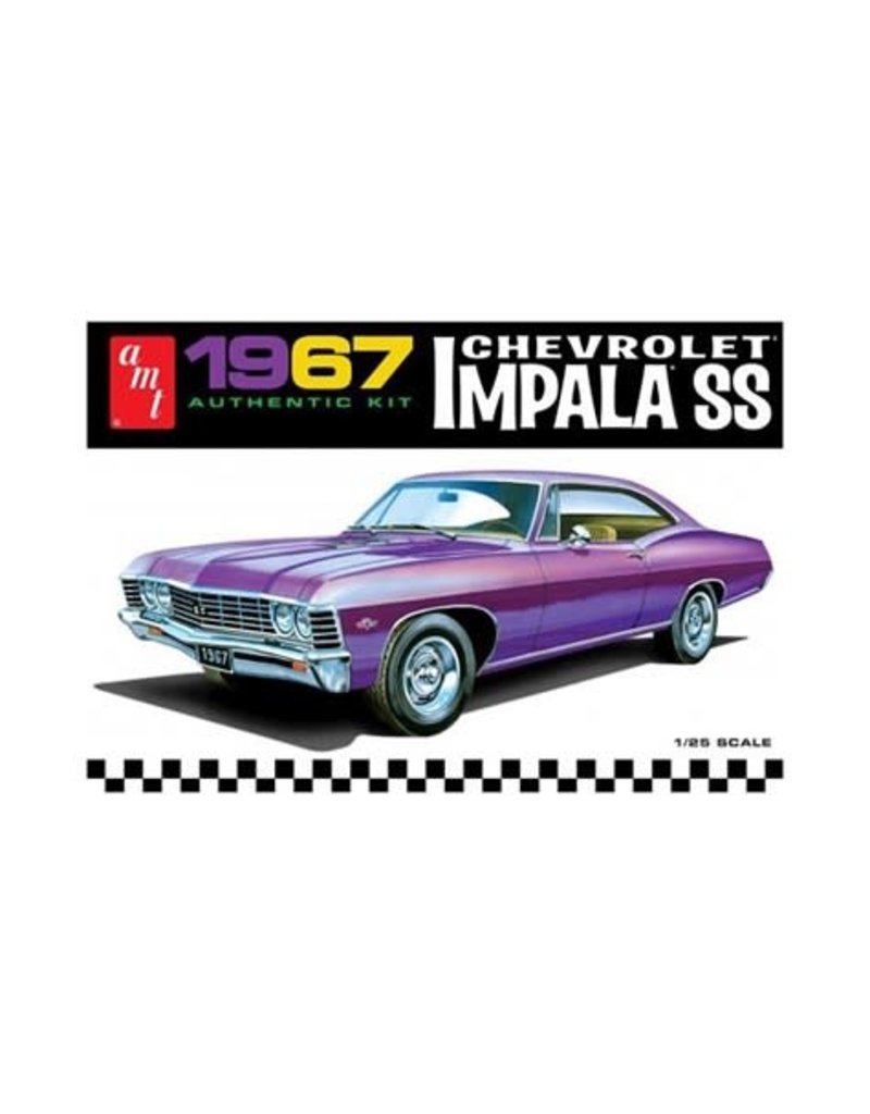 AMT AMT981 1/25 1967 CHEVY IMPALA SS PLASTIC MODEL KIT