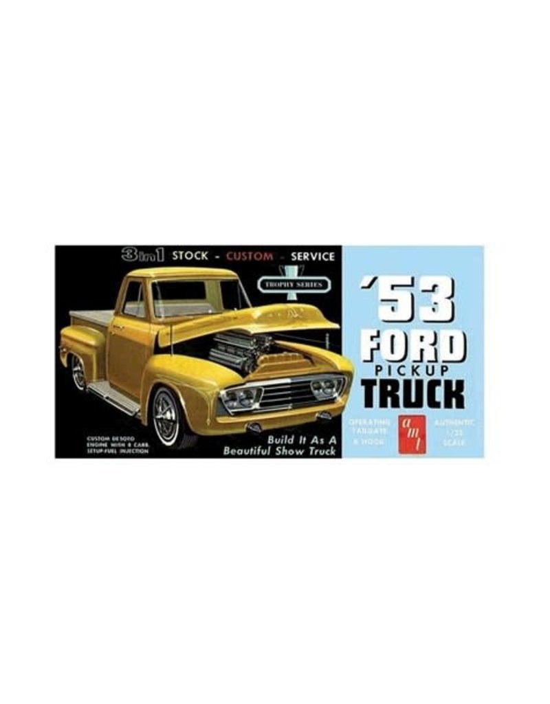 AMT AMT882 1/25 1953 FORD PICK UP PLASTIC MODEL KIT