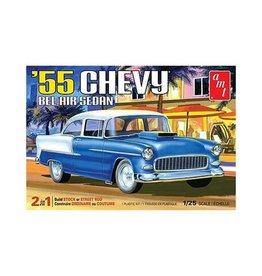 AMT AMT1119 1/25 1955 CHEVY BEL AIR SEDAN PLASTIC MODEL KIT