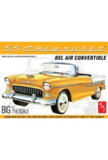 AMT AMT1134 1/16 1955 CHEVY BEL AIR CONVERTIBLE PLASTIC MODEL KIT