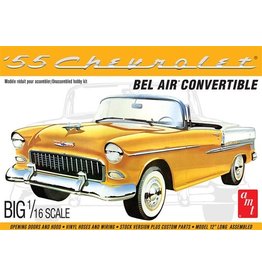 AMT AMT1134 1/16 1955 CHEVY BEL AIR CONVERTIBLE PLASTIC MODEL KIT