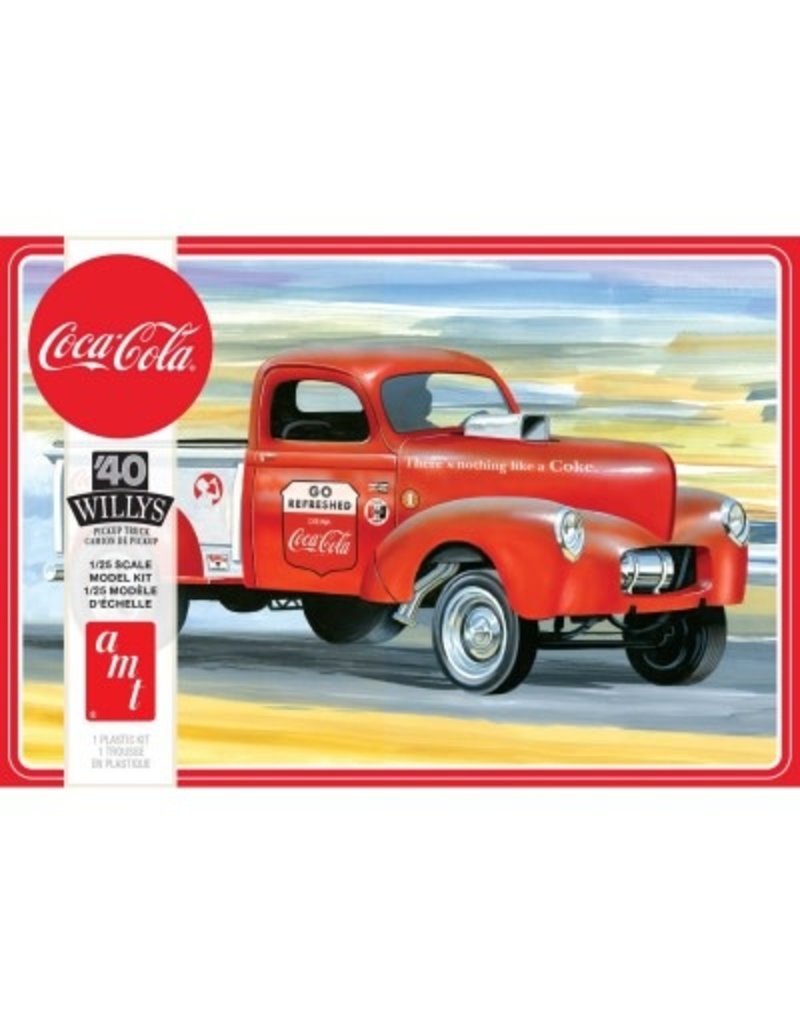 AMT AMT1145M 1/25 1940 WILLYS COKE PICKUP PLASTIC MODEL KIT