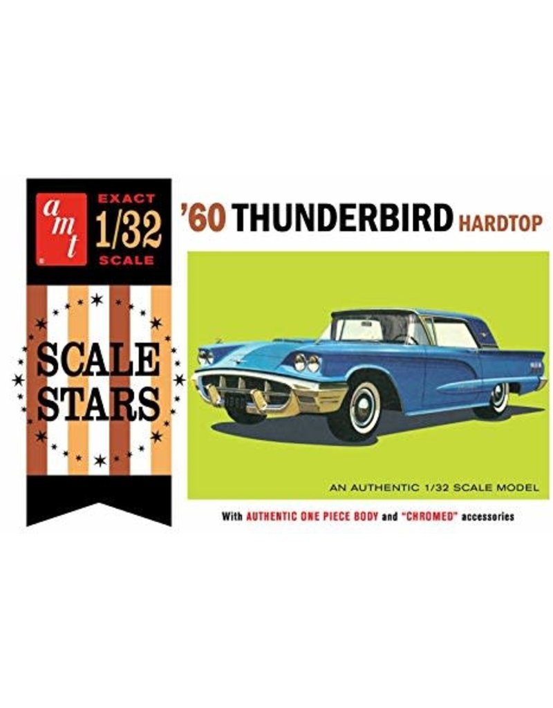 AMT AMT1135 1/32 1960 FORD TUNDERBIRD PLASTIC MODEL KIT