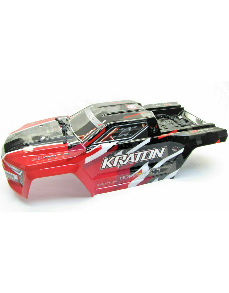 ARRMA ARA406156 KRATON 6S BLX PAINTED DECALED TRIMMED BODY (RED)
