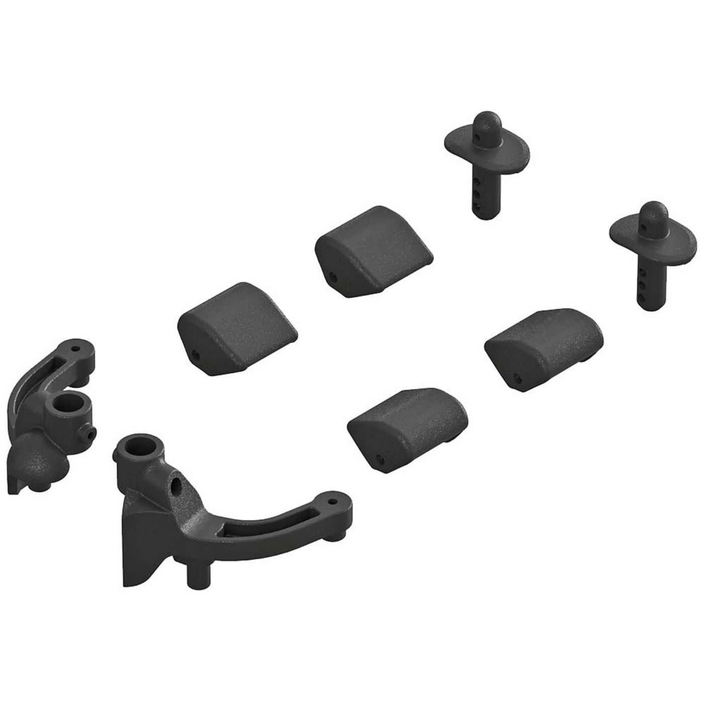 AR320458 FRONT BODY MOUNT SET: TYPHON 4X4