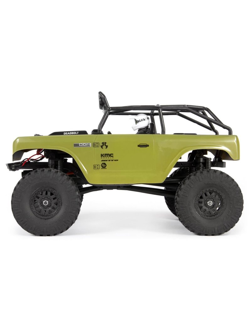 AXIAL AXI90081T2 SCX24 DEADBOLT 1/24TH SCALE 4WD RTR: GREEN