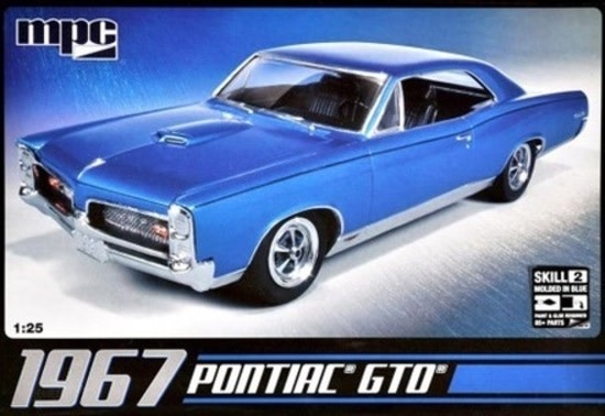 1967 Pontiac GTO 1:25 Scale Model Kit - MPC