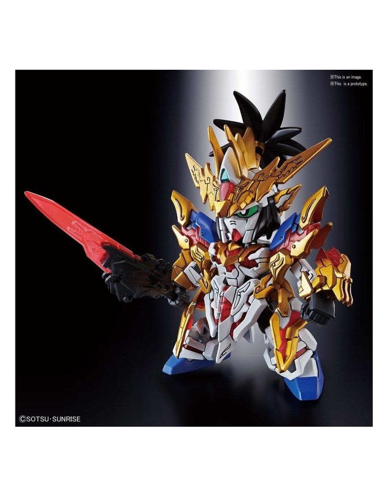 BANDAI BAN2471934 SD #01 LIU BEI UNICORN GUNDAM "SANGOKU SOKETSUDEN" PLASTIC MODEL KIT