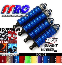 GTB Racing Full alloy shock absorber Set 4pcs Losi 5ive-t 5T blue color GTB Racing Full alloy shock absorber Set 4pcs Losi 5ive-t 5T blue color