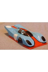 DELTA PLASTIK USA DPB1/2DM PORSCHE 917 1/10 SCALE SPEED RUN BODY: CLEAR