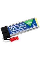 E-FLITE EFLB5001S25 1S LIPO 3.7V 500MAH 25C BATTERY: JST