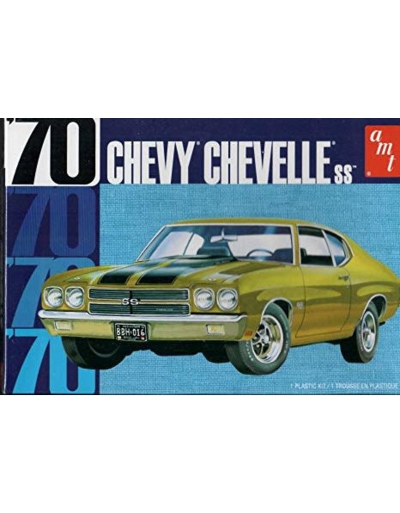 AMT AMT1143M 1/25 1970 CHEVY CHEVEY CHEVELLE SS 2T PLASTIC MODEL KIT