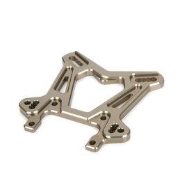 TLR TLR244025 FRONT SHOCK TOWER, ALUMINUM: 8IGHT 4.0